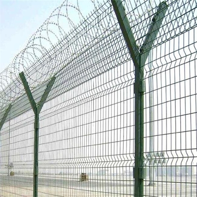 3Dは空港のための商業358の保証網パネルの塀を溶接した