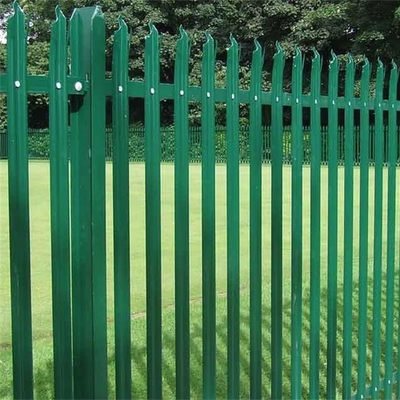 ISO9001 6ftの柵の防御フェンスの粉は容易に集まっていて塗った