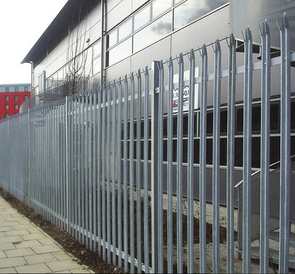 組み立てられた2.4 Mの高い柵の防御フェンス/電流を通された鋼鉄に柵の囲うこと
